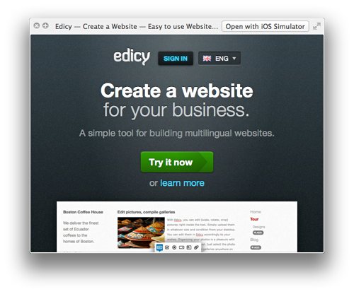 Create responsive sites with Edicy