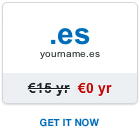 Free es domain name